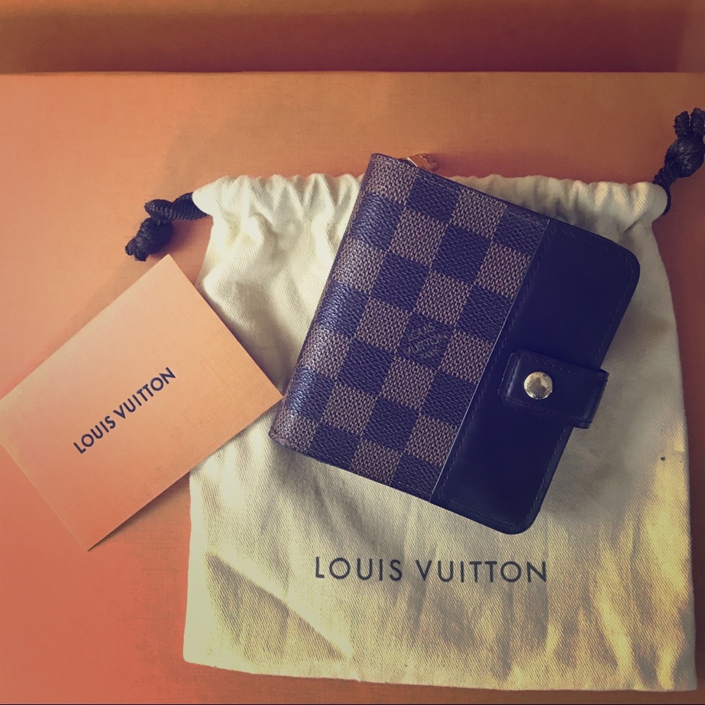 Louis Vuitton Damien Ebene canvas wallet - Picture 1 of 6
